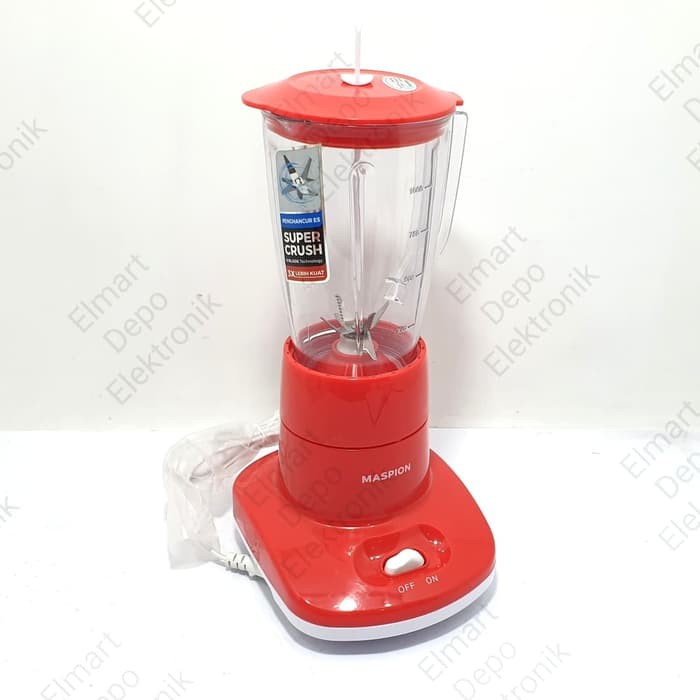 MASPION blender plastik kuat MT 1261 PL / penghancur es batu MT1261PL - 1261PL