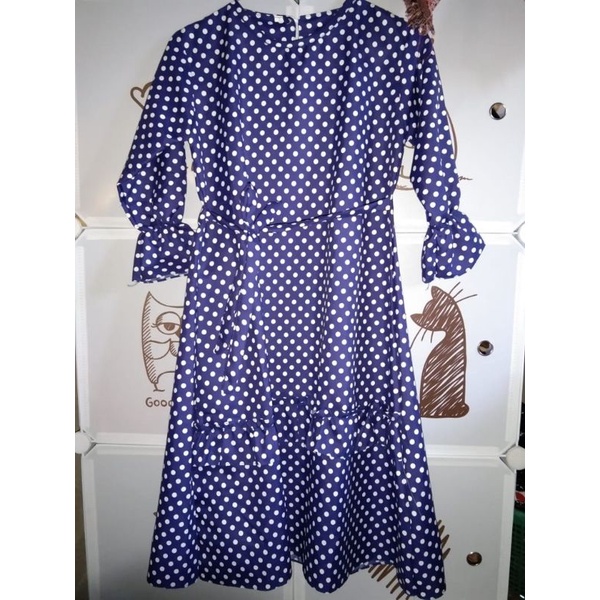 gamis polkadot anak