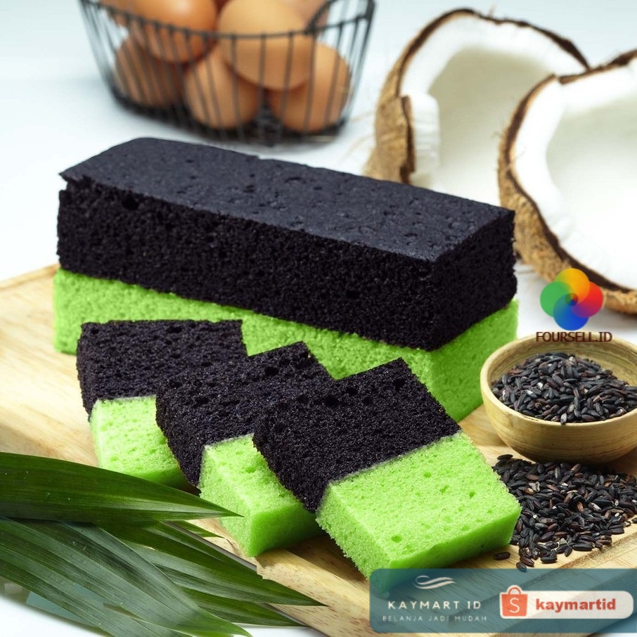 

Prima Rasa - Brownies Kukus Ketan Hitam Pandan Primarasa Oleh Oleh Bandung