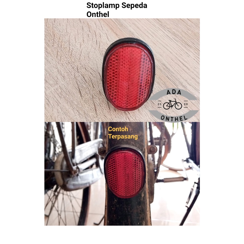 STOPAN ONTHEL LAMPU BELAKANG SEPEDA ONTHEL LAMPU STOPAN ONTHEL SEPEDA ONTHEL
