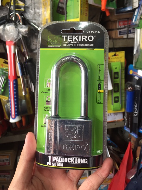 Gembok 50mm Leher Panjang Tekiro