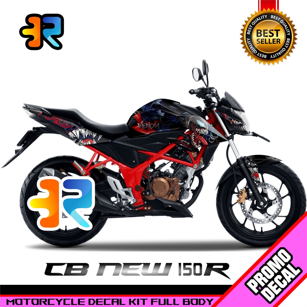 Decal Motor CB 150R New Desain Venom Sticker Decal Full Body