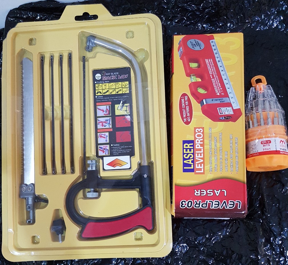 Alat Ukur Penggaris Laser Waterpass Meteran Laser Manual Fixit Level Pro3 250cm