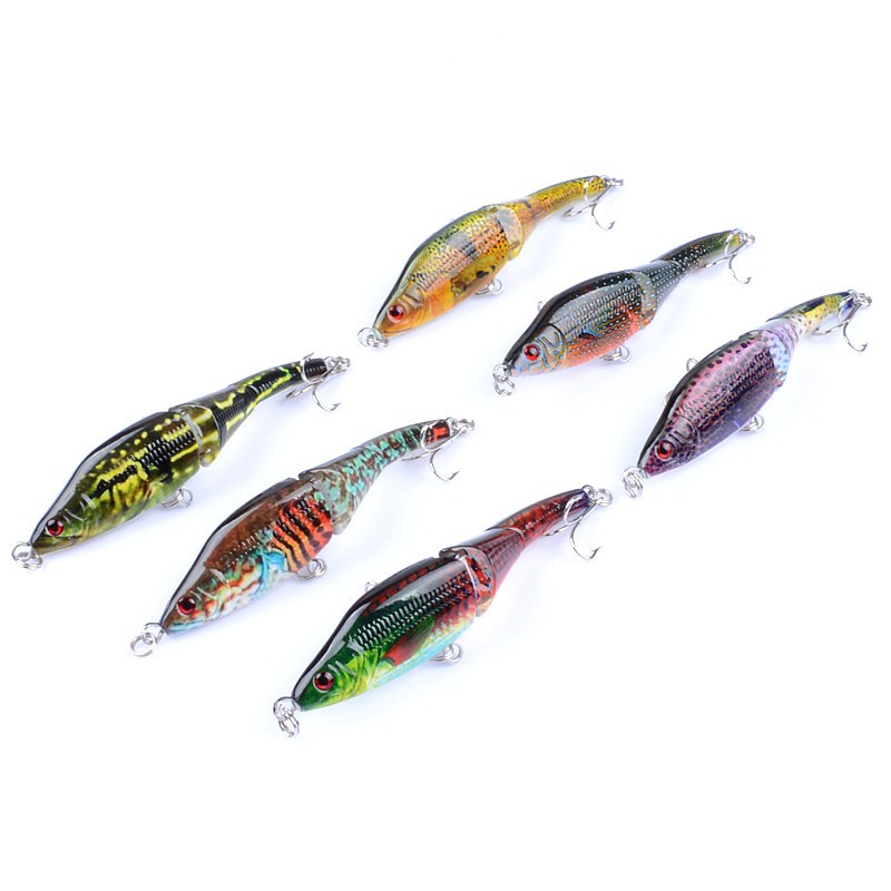 Umpan Pancing Hard Bait Bentuk Ikan Bionik Bahan Plastik Ukuran 9.5cm / 8.9g