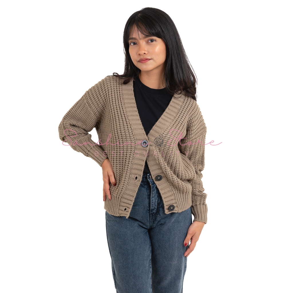 NARRA CARDIGAN  RAJUT PREMIUM TEBAL 3 GET