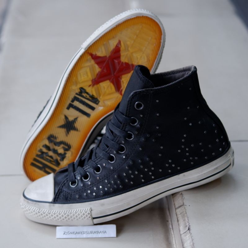 John Varvatos x Converse Chuck Taylor Hi Mini Stud &quot;Black Beluga&quot;