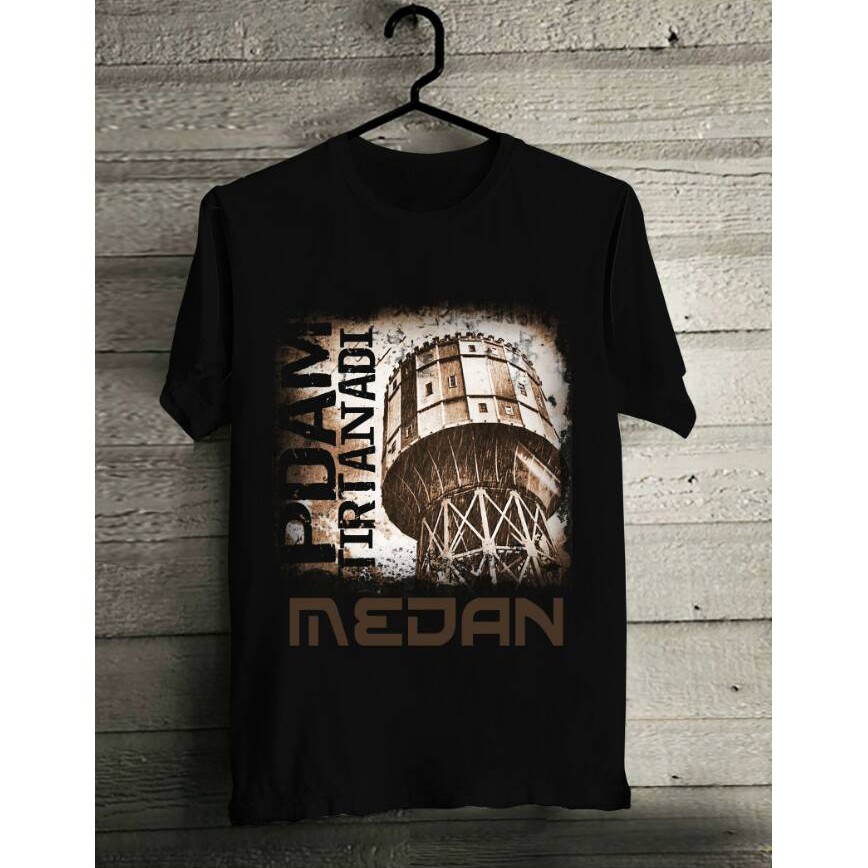 Medan Icon Tshirt / Kaos PDAM Tirtanadi Medan / Kaos Simbol Kota Medan