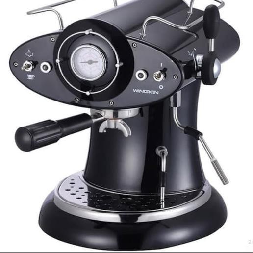 Mesin Kopi Espresso Wingkin Retro 210 - Hitam Rosemerywhite