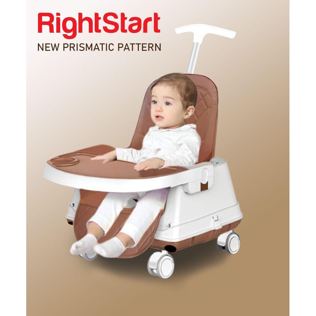 Right Start Lets Go Handle 4 in 1 High Chair 2379 Kursi Makan Bayi Baby Chair Multifunction Roadster