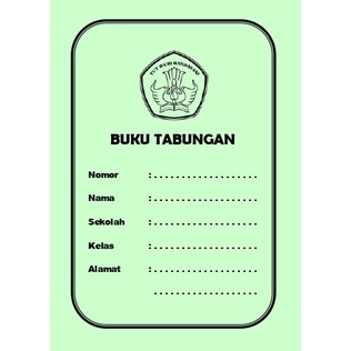 

Buku Tabungan CUSTOM Lembaga SD / PAUD / TPQ