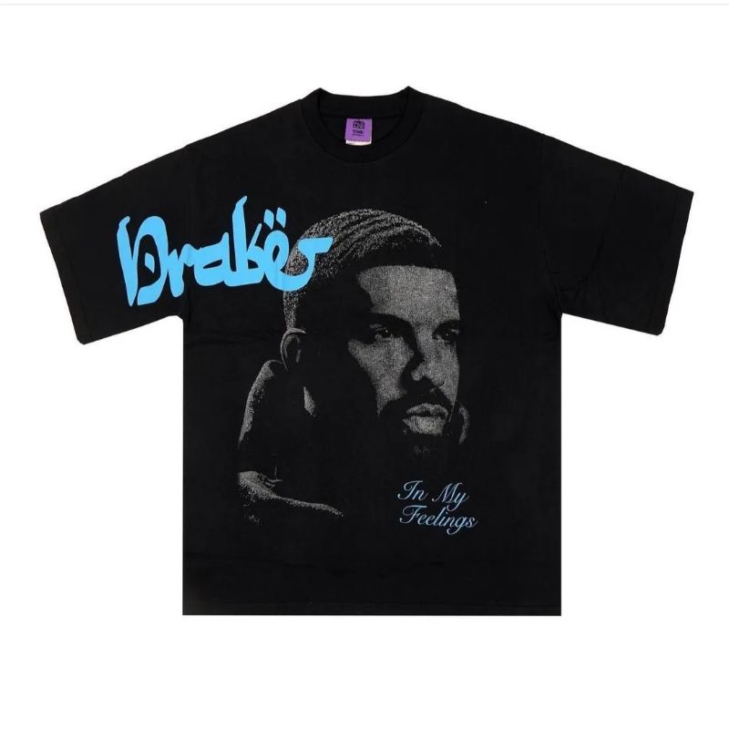T-SHIRT OVERSIZE TEE TOXIC 1805 DRAKE HL HITAM