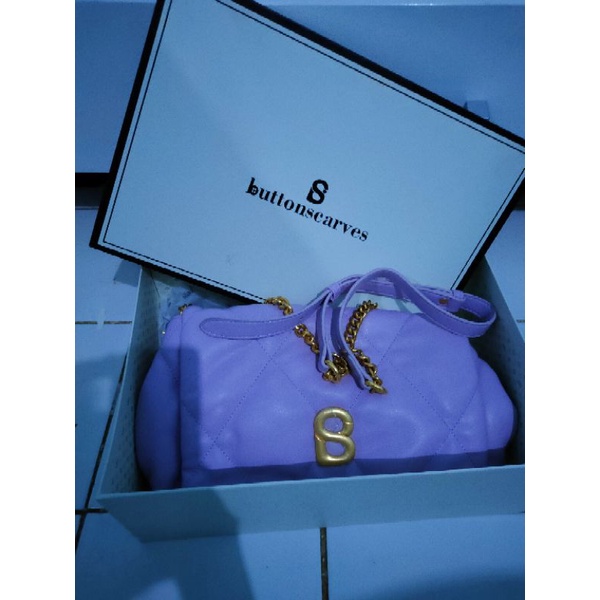 Zoey Bag Lilac  Button Scarves