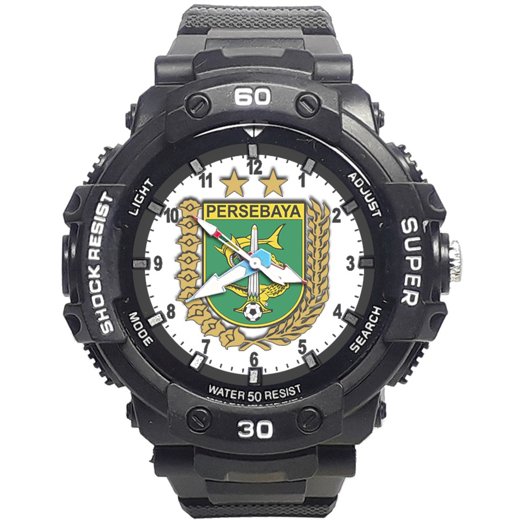 Jam Tangan  PERSEBAYA MOTIF 4 Bagus