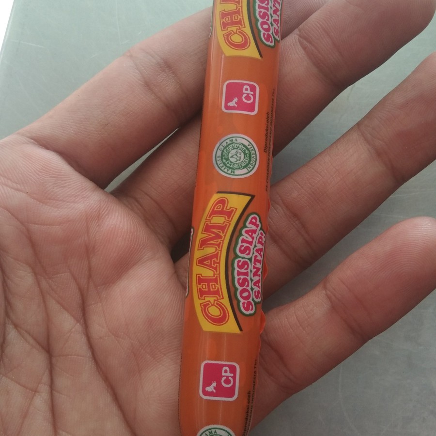 sosis siap makan - cemilan anak - sosis sapi kemasan toples CHAMP