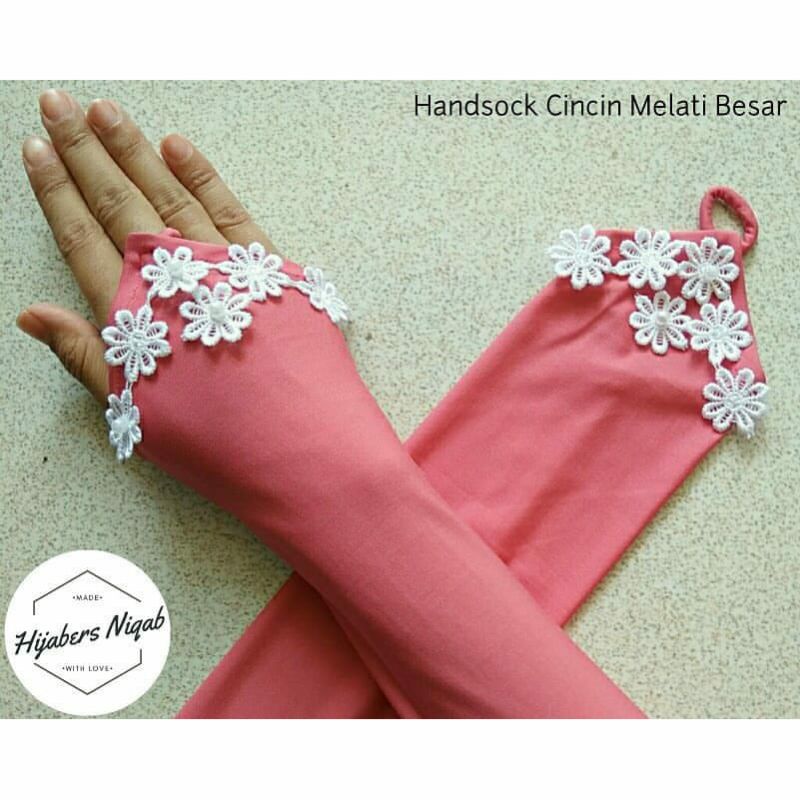 [HUSNA COLLECTION] Handsock Ring Melati Besar / HANDSOCK MELATI