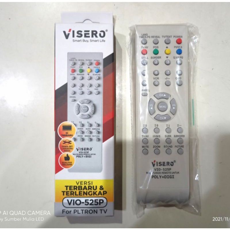 REMOTE Remot Multi TV Tabung POLYTRON&amp;DIGITECH VISERO VIO-525P