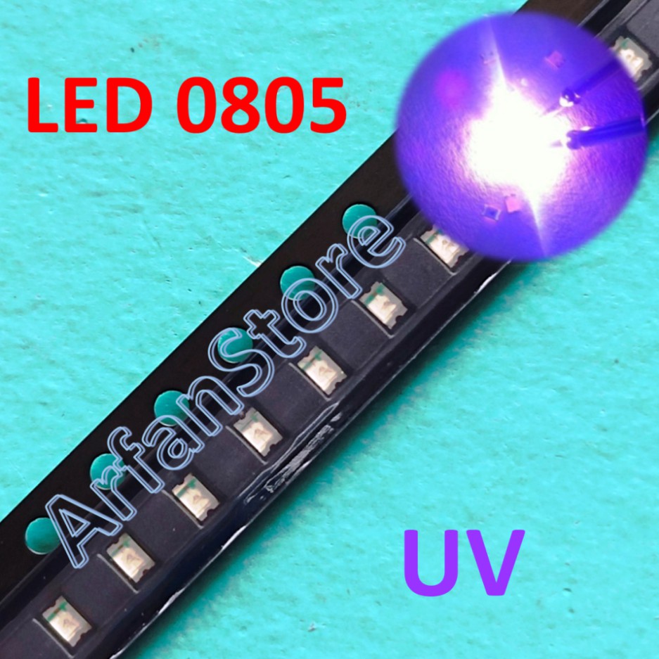 SMD LED 0805 UV SMT Ultra Violet Chip Super bright Purple PER 10PCS