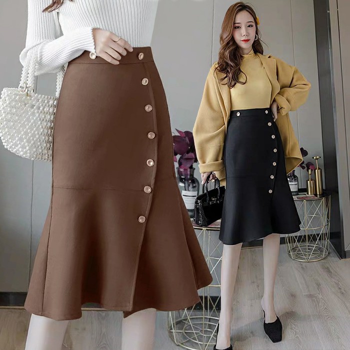 9809 Clarissa Skirt/Rok Midi/Rok Kerja/Rok pesta