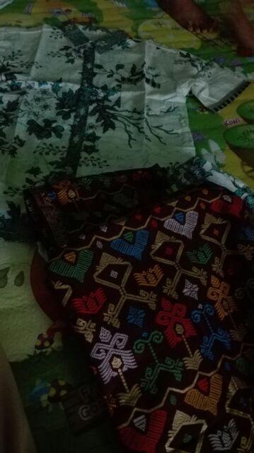 156 Tosca Couple Kemeja Batik Anak 1 - 12 Thn/ Dewasa M - Xxl