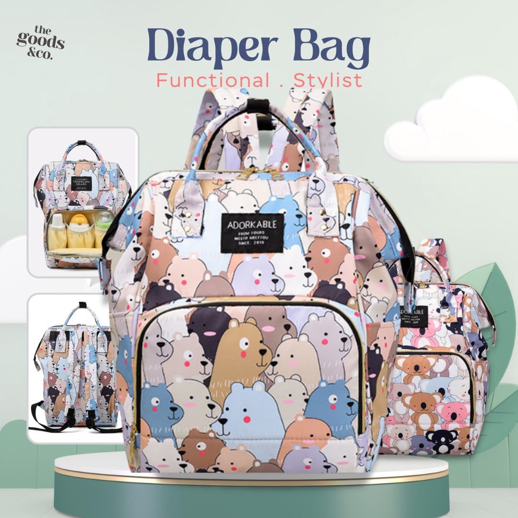 Tas Bayi Traveling Diaper Bag Traveling Tas Bayi Tas Popok Bayi Tas Ransel Mommy