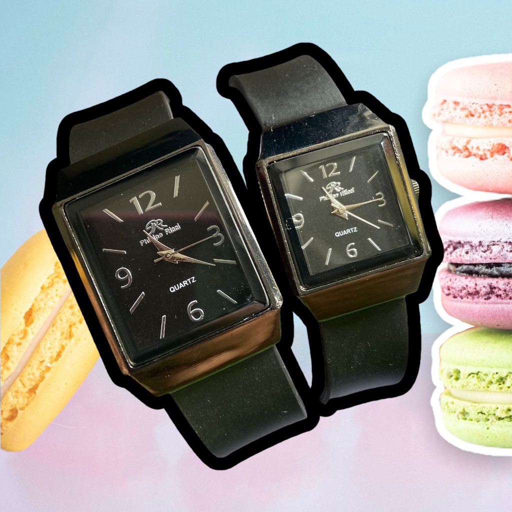 JAM TANGAN RIKI COUPLE MURAH RUBBER ANALOG CASUAL PERMIUM IMPORT GROSIR PRIA WANITA