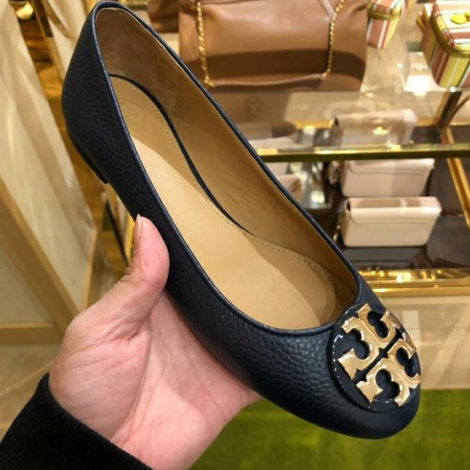 tory burch navy flats