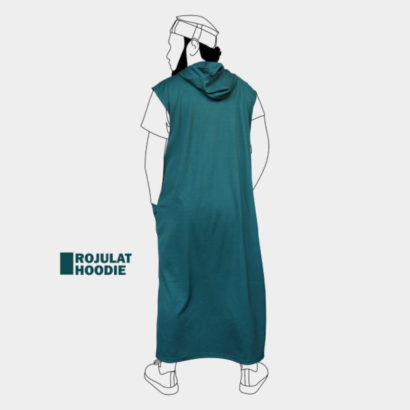 ROSAL ROMPI JUBAH SHALAT SHOLAT SOLAT HOODIE JUMBO ROJULAT