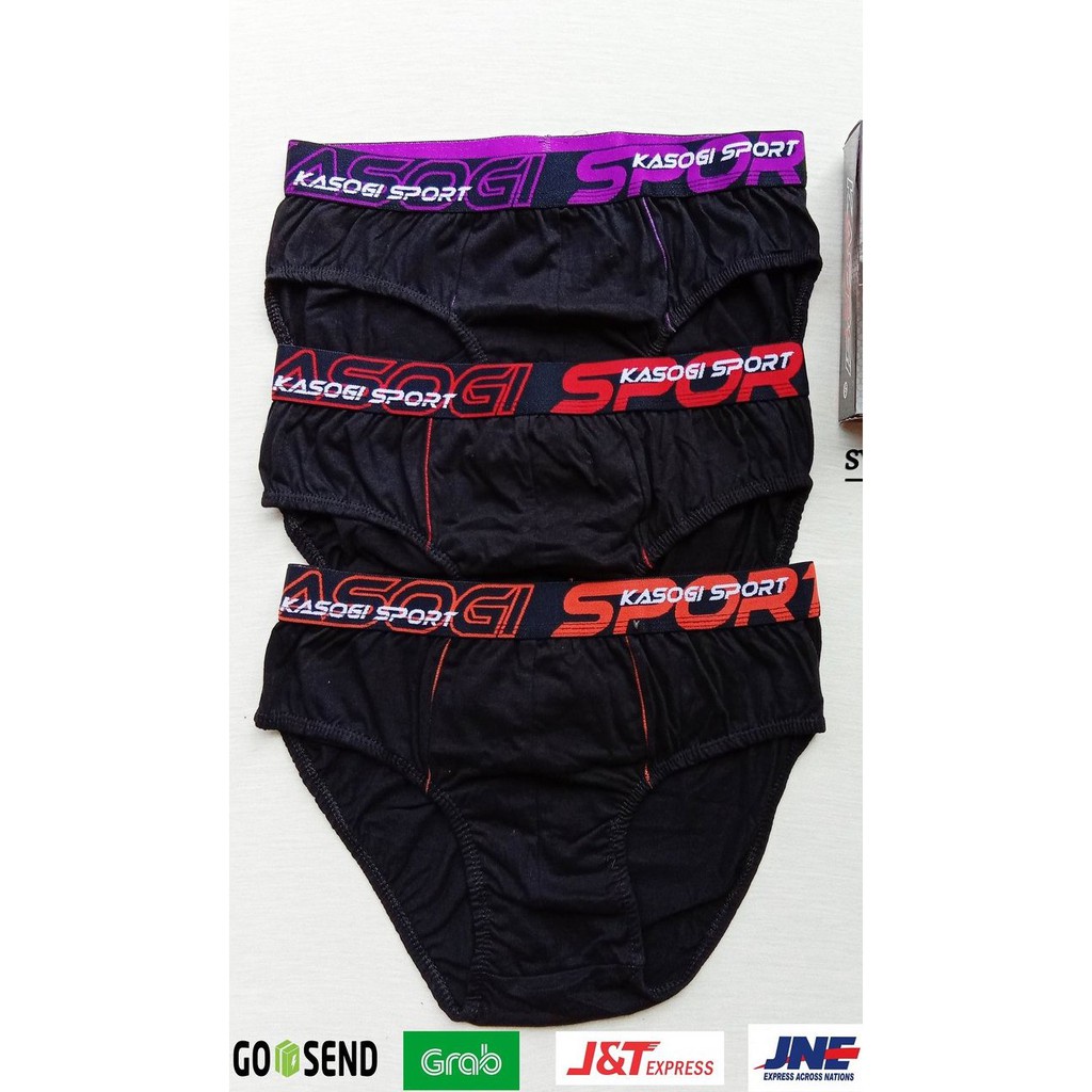 Isi 3pcs Celana dalam pria kasogi sport