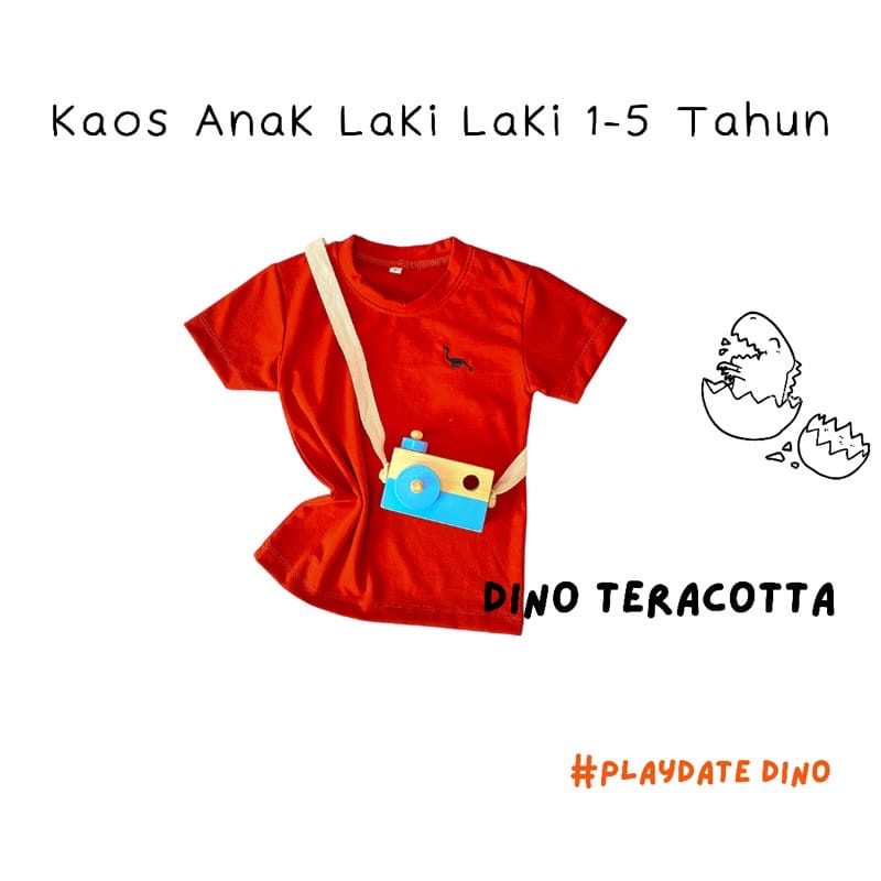 Playdate Kaos Anak Laki Laki Cowok Balita Kids Kaos Polo Anak T-shirt Anak Laki Laki Kaos Oblong Anak Cowok 1 5 Tahun