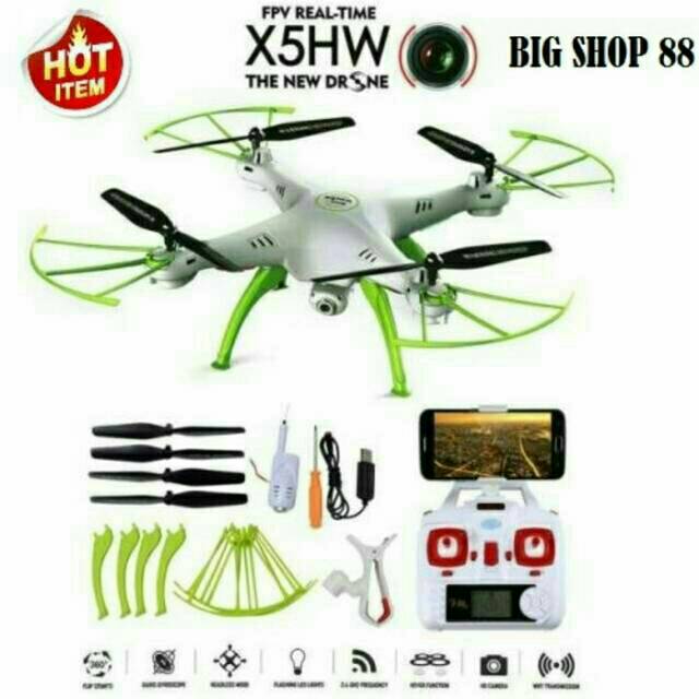Drone Syma X5HW Syma Drone Quadcopter Wifi FPV Camera Altitude Hold