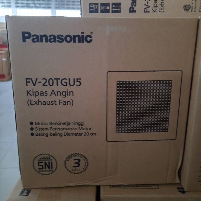 Panasonic Exhaust Fan Plafon / Ceiling FV-20TGU5 20TGU 8 Inch 8&quot;