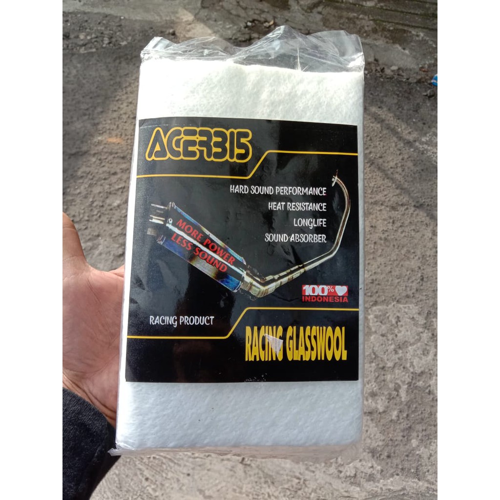 Glasswool gasbul knalpot 2 tak 4 tak 2 stroke 4stroke all motor