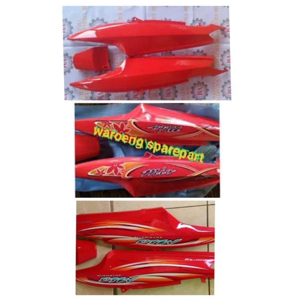 BODY BELAKANG MIO SPORTY MERAH CABE