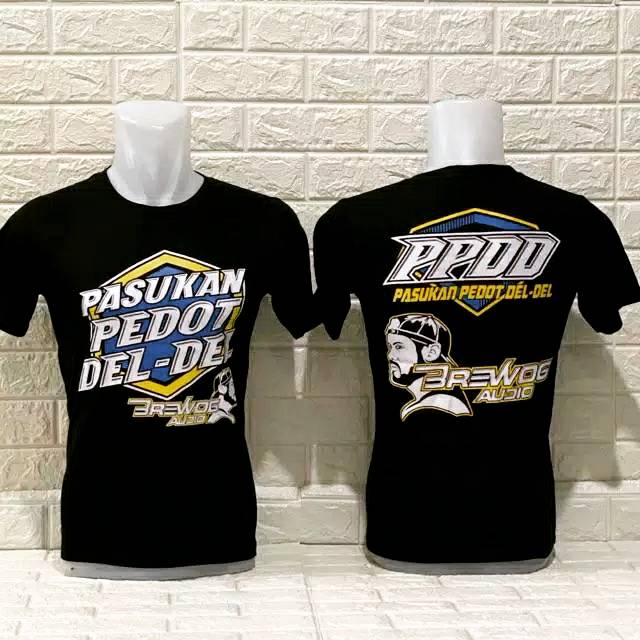 Kaos brewog audio ppdd pasukan pedot del del ukuran M L XL