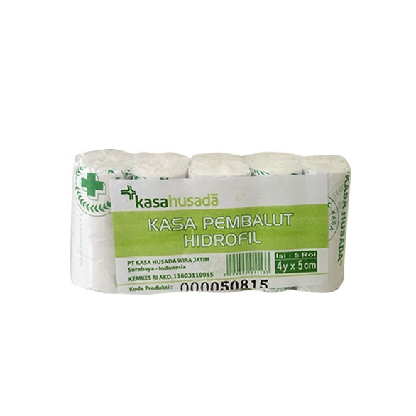 Kasa Gulung Husada 4x5 cm (5 Roll)