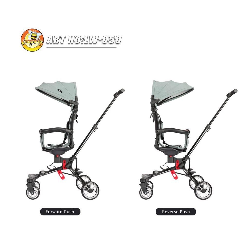 Stroller Anak Micro Trike Baobaohao V7, V18, V18 plus, V8, V9, Pacific LW 959, LW 979, LW 999-1, Magic Stroller Trike Sepeda Anak Bayi