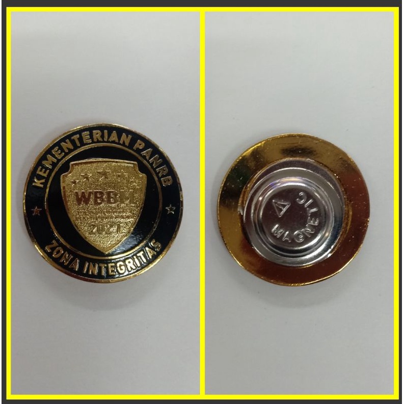 PIN KEMENTRIAN PANRB/ PIN WBBM /PIN ZONA INTEGRITAS/BROS INTEGRITAS/WBBM