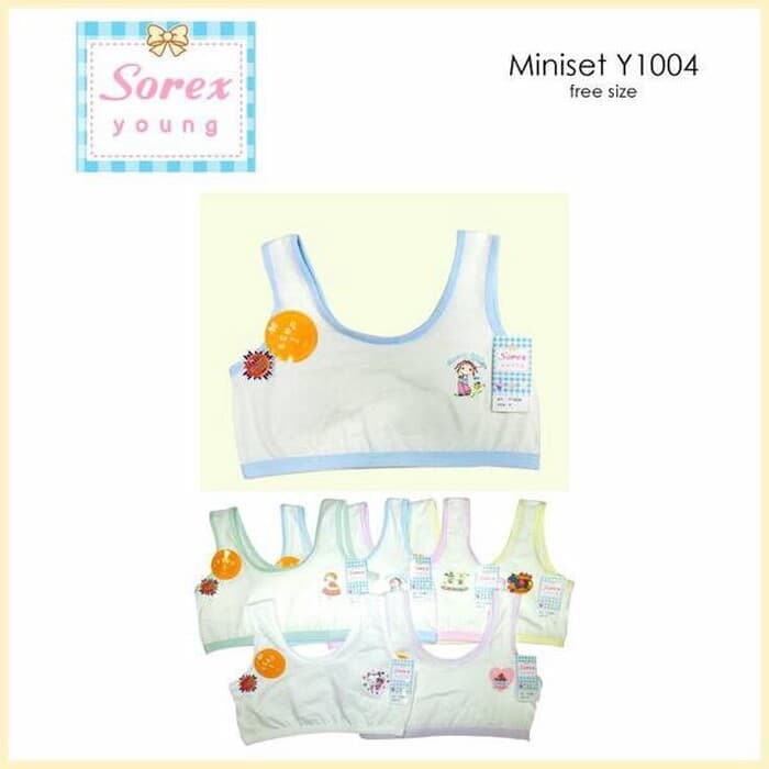 Miniset Sorex Y 1003 1004 1005 1006 1007 Miniset Termurah Original - BRA untuk anak Perempuan Remaja