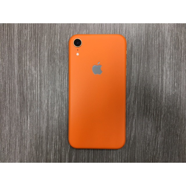 

SKIN / STIKER iPhone XR orange doff (BACA RINCIAN PRODUK)