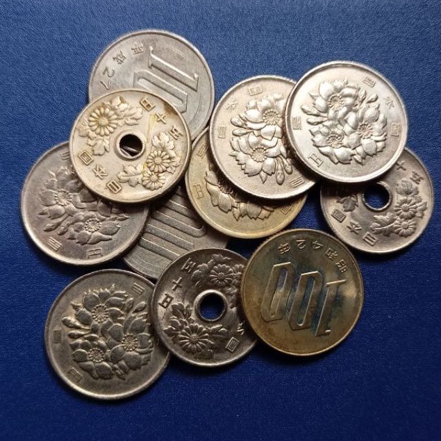 Koin Jepang Per 100 Yen Dibawah Kurs