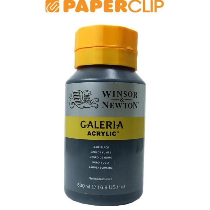

ACRYLIC WINSOR & NEWTON GALERIA 500ML LAMP BLACK 2150337GAC