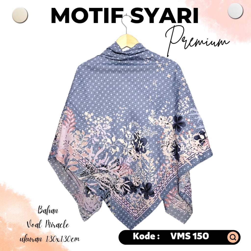 HIJAB SYAR'I MOTIF