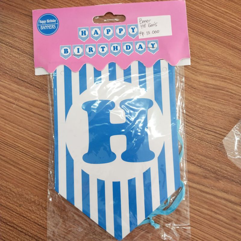 Baner HBD/Baner Ultah Garis/Baner Ulangtahun
