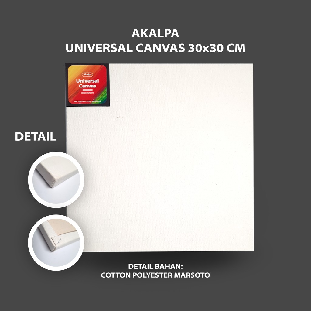 

Akalpa Kanvas Lukis White 30x30