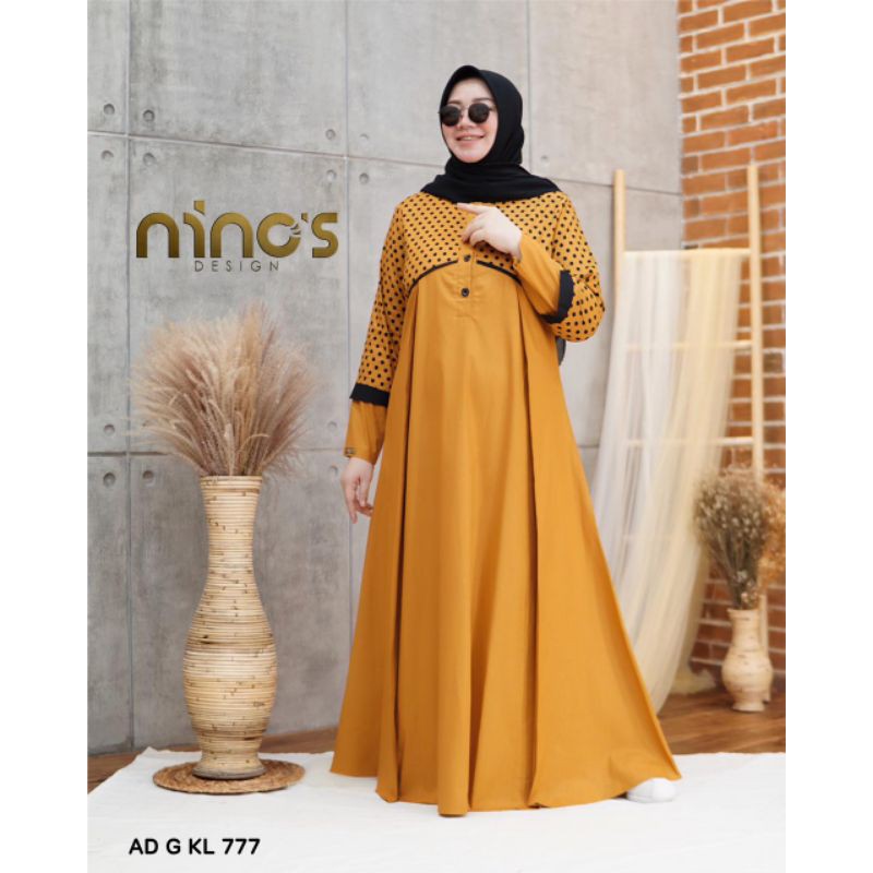 Ready Gamis 0777 ori by Ninos design