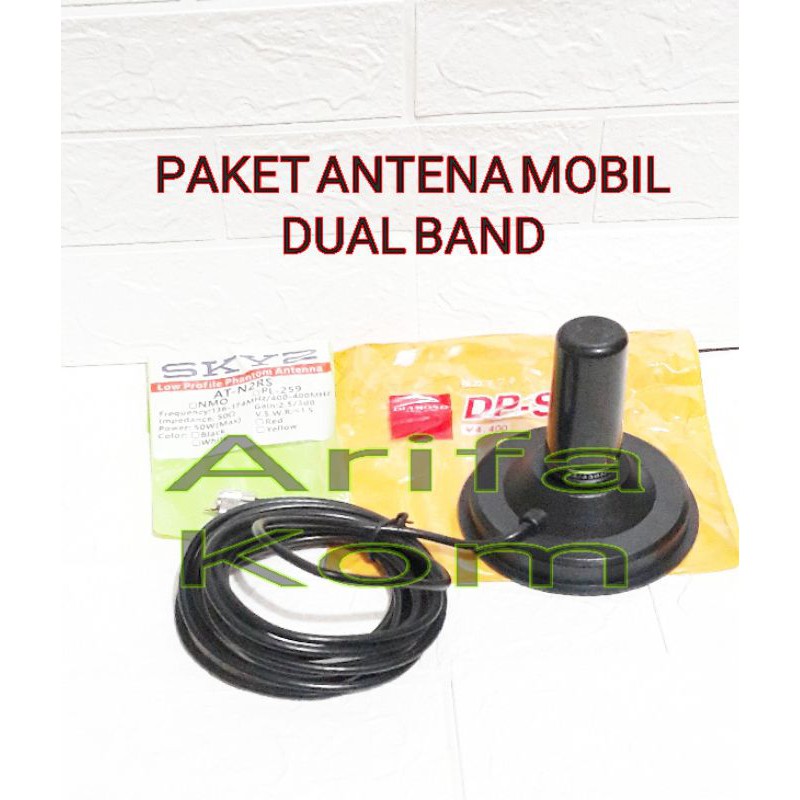PAKET ANTENA RADIO RIG MOBIL FREQUENCY DUAL BAND - PAKETAN ANTENA RIG MOBIL MURAH PAKET ANTENA RIG M