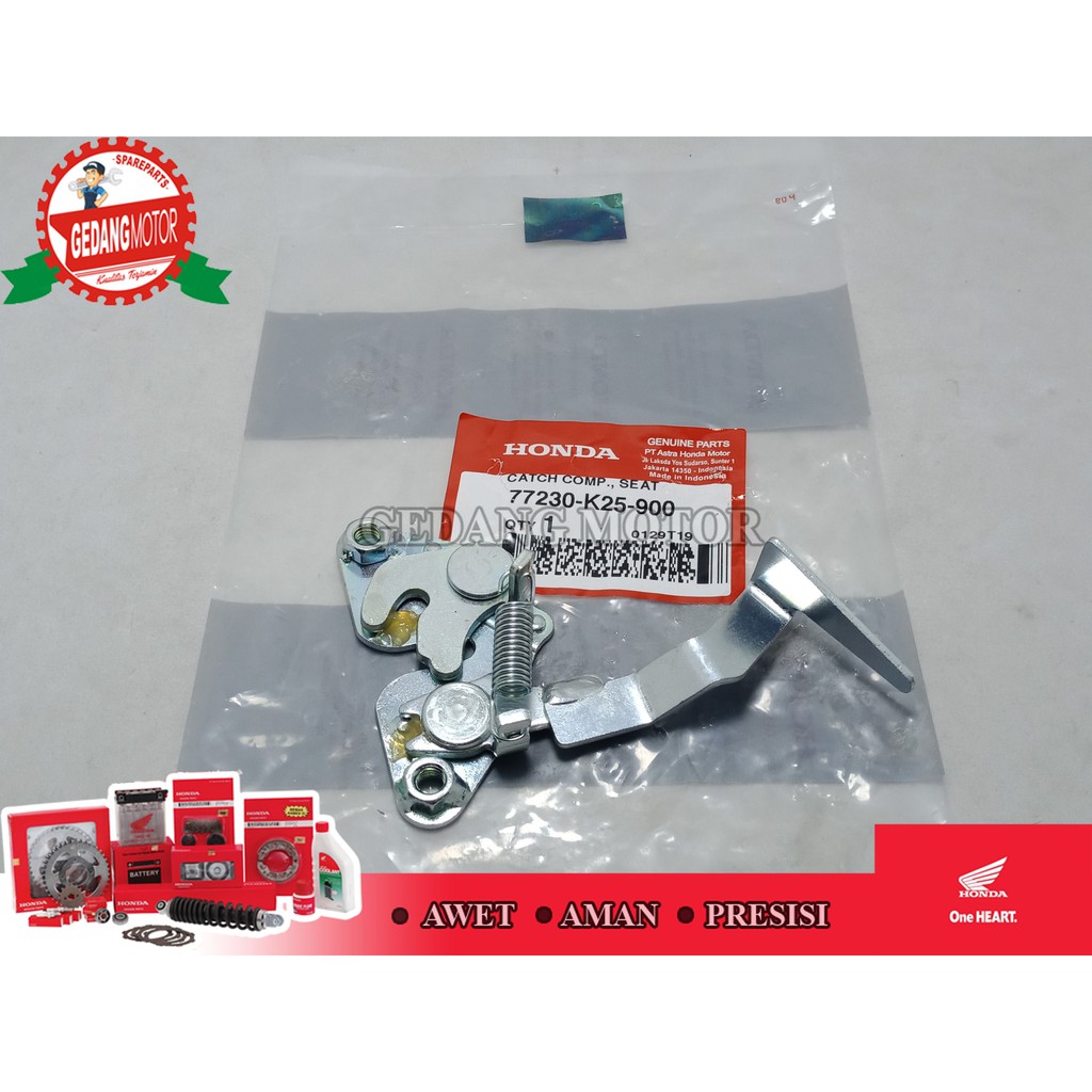 DUDUKAN KUNCI JOK BELAKANG BEAT FI 2014 ASLI AHM K25