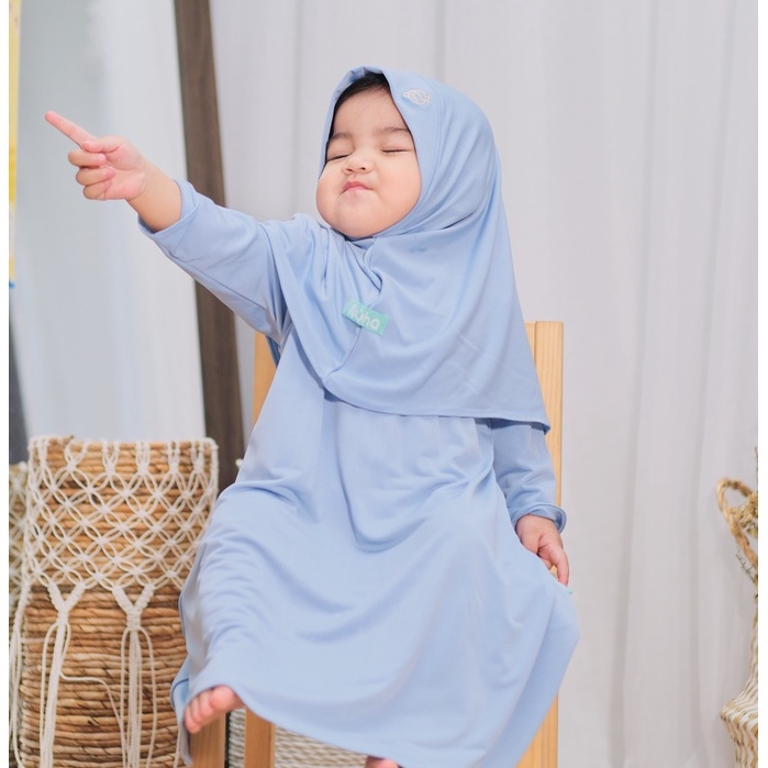 AISKA - gamis bayi / gamis bayi perempuan 6 12 bulan / gamis bayi perempuan daily nuha