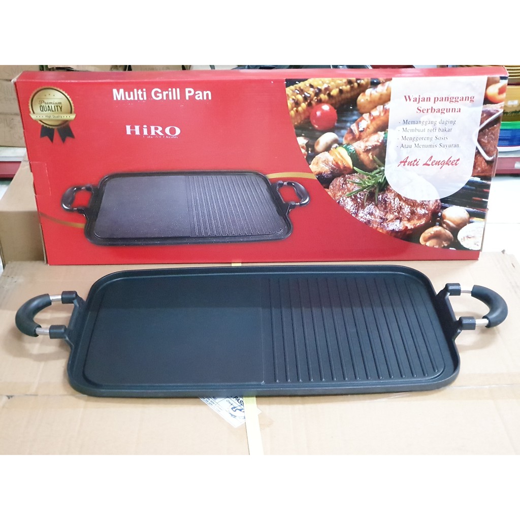 Panggangan Daging Multi Grill Pan/ Alat pemanggang Multi Grill Pan