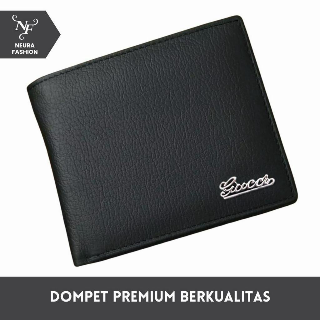 Dompet  Pria GUCCI GC707 Dompet Cowok Bahan Kulit Imitasi Dompet Kartu Dompet Pria Murah Berkualitas